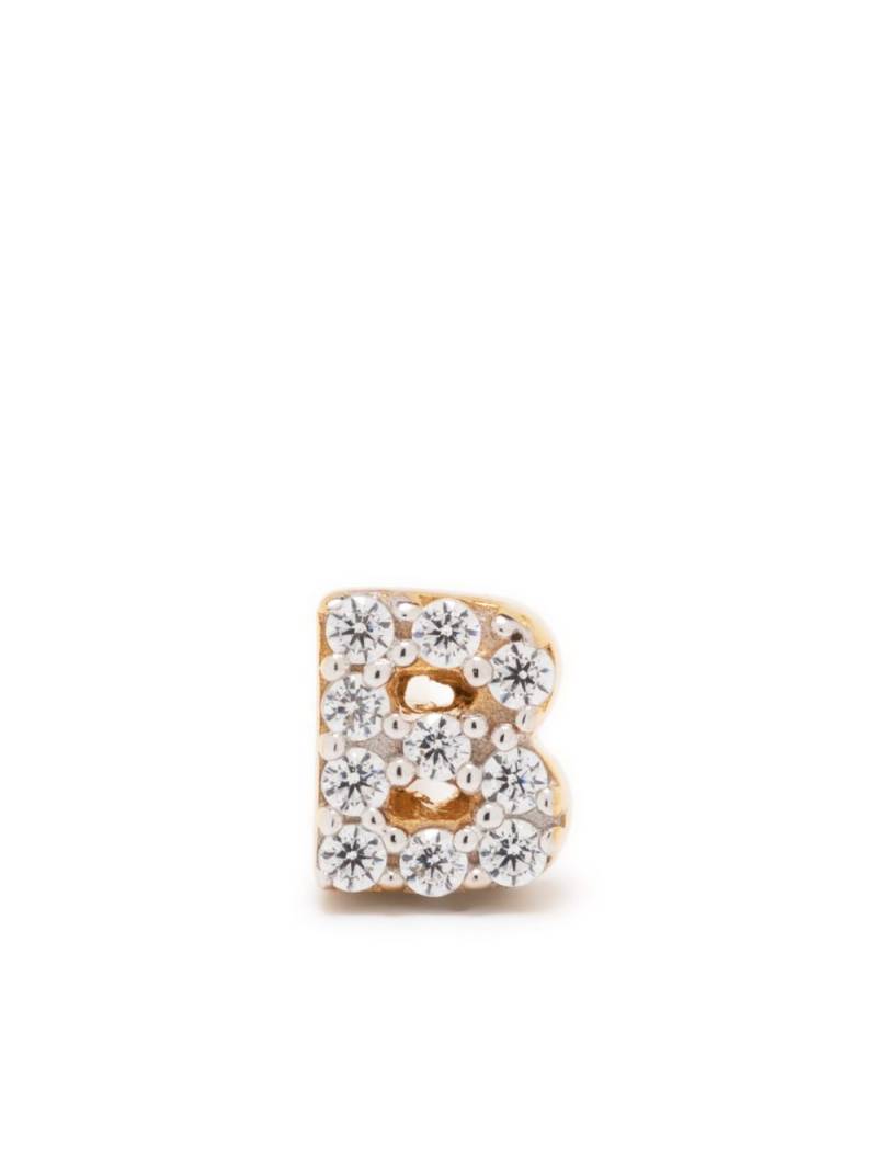 Missoma Initial single stud earring - Gold von Missoma