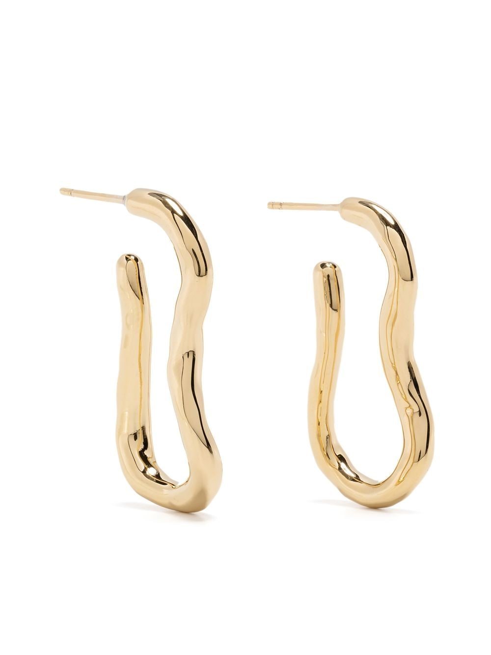 Missoma Molten hoop earrings - Gold von Missoma