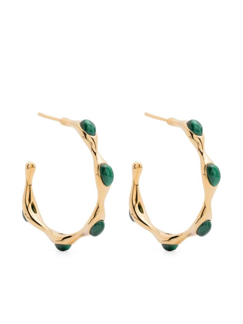 Missoma Organic Shape hoops - Gold von Missoma