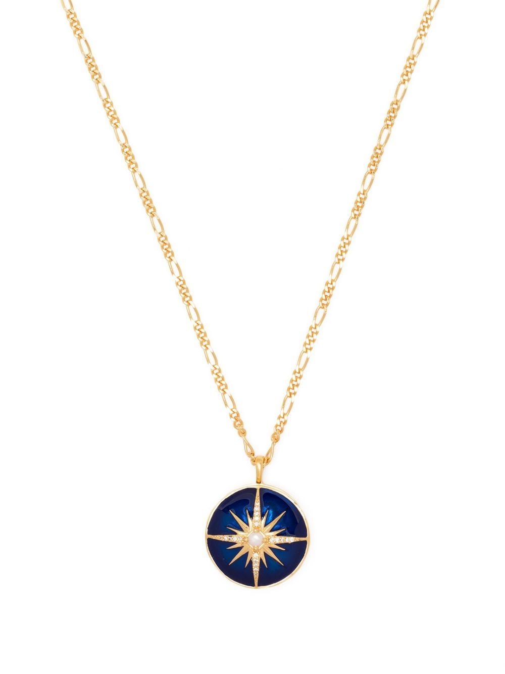 Missoma Round Star pearl-detail necklace - Gold von Missoma