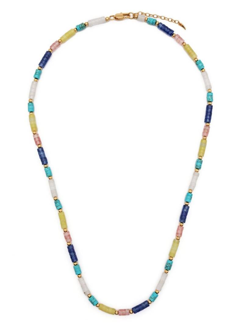 Missoma beaded gemstone necklace - Gold von Missoma