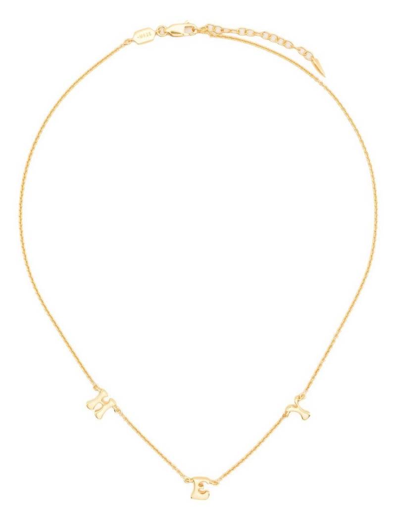 Missoma letter charm choker - Gold von Missoma