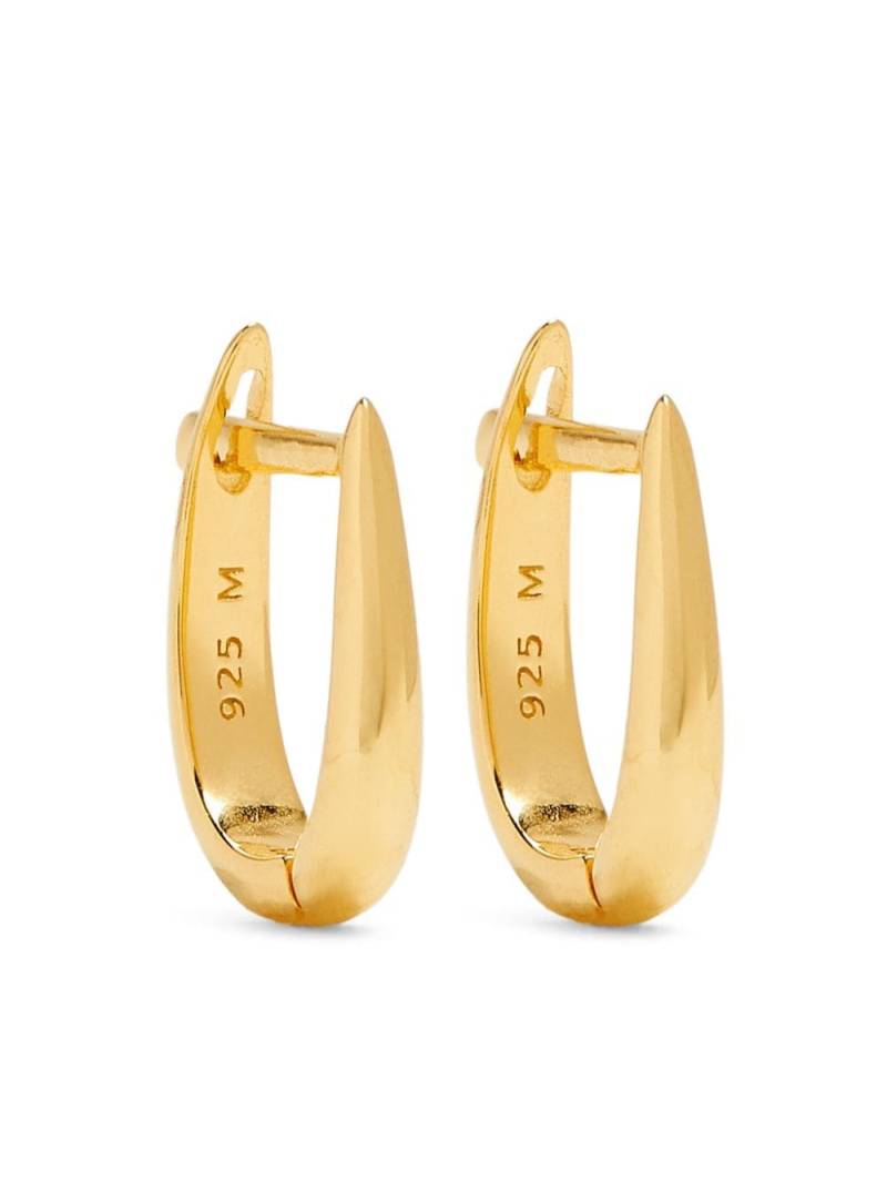 Missoma claw huggie hoop earrings - Gold von Missoma