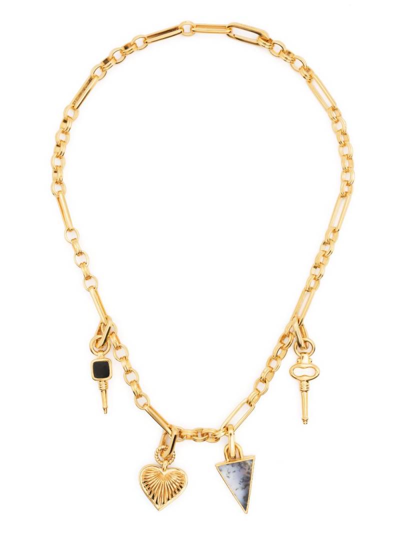 Missoma gold charm chained necklace von Missoma