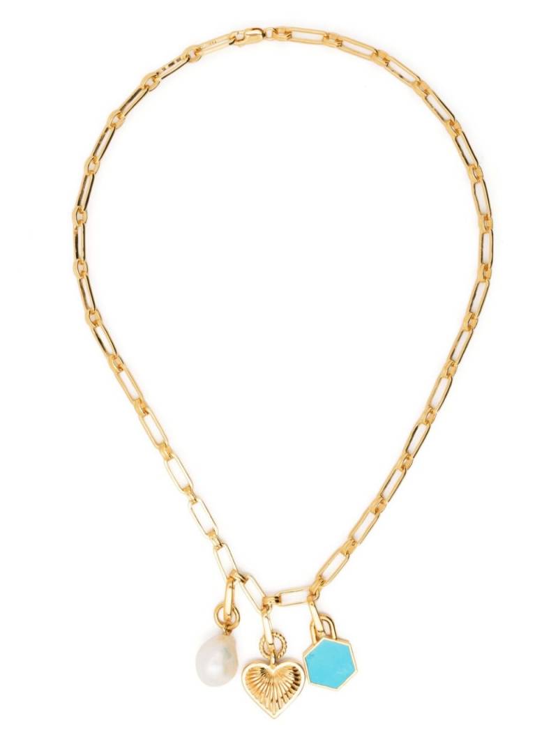 Missoma gold-plated charms necklace von Missoma