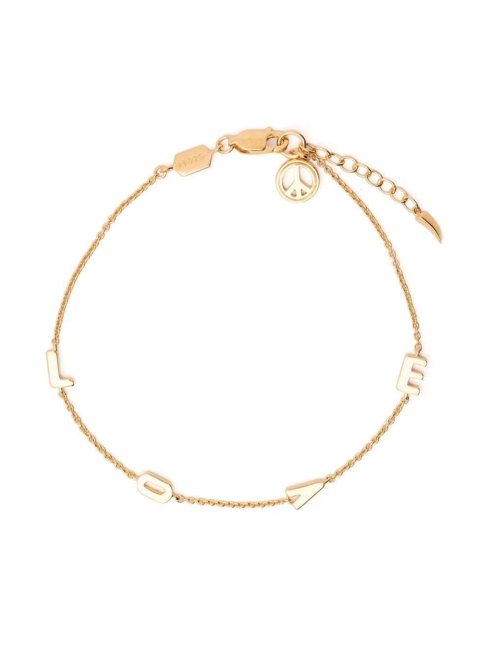 Missoma love-charm bracelet - Gold von Missoma