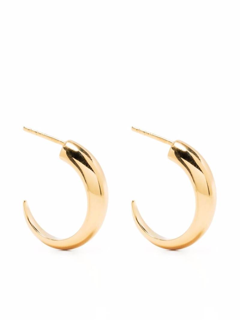 Missoma medium plain claw hoop earrings - Gold von Missoma