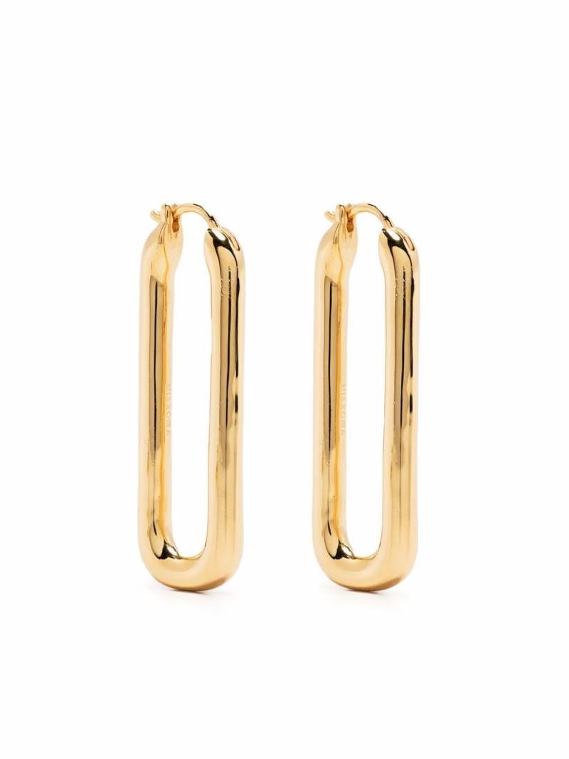 Missoma ovate hoop earrings - Gold von Missoma