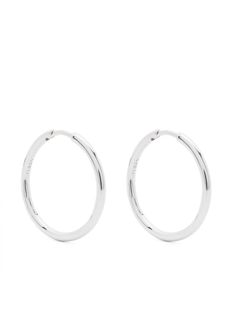 Missoma small hoop earrings - Silver von Missoma