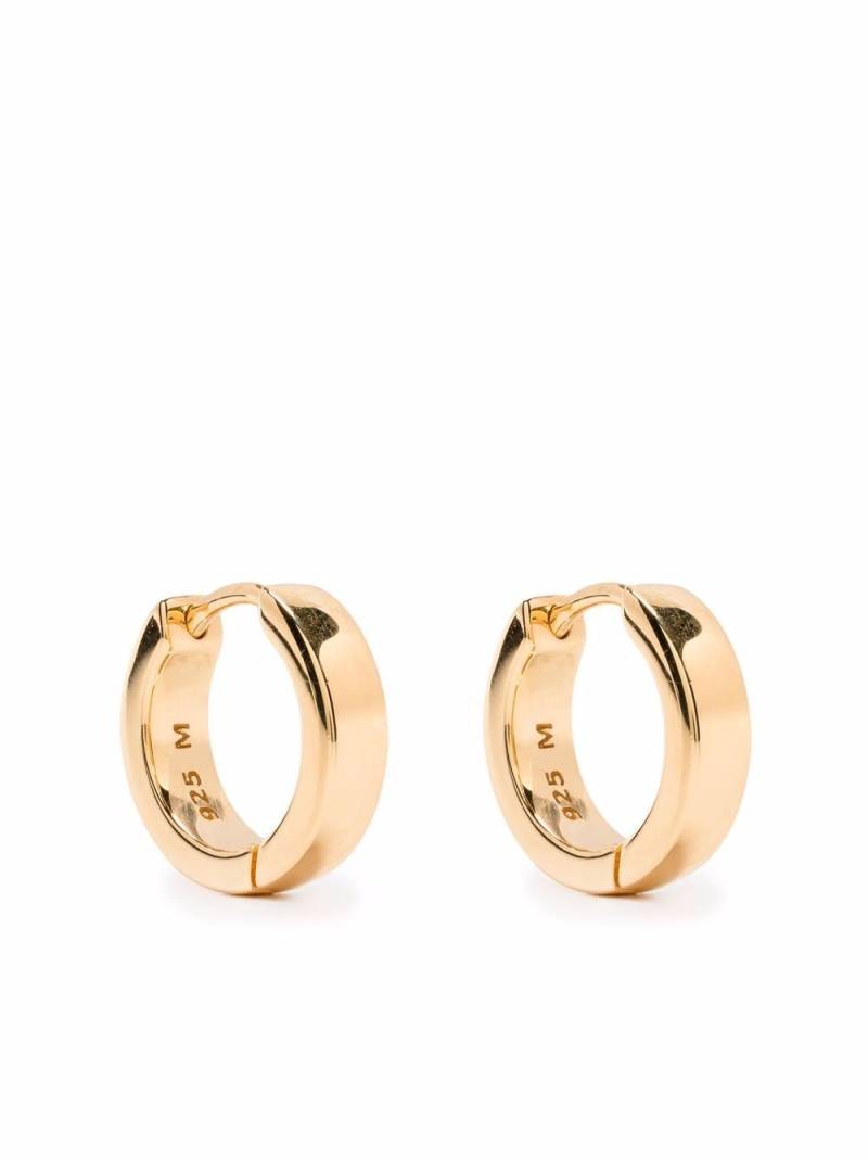 Missoma thick huggie earrings - Gold von Missoma