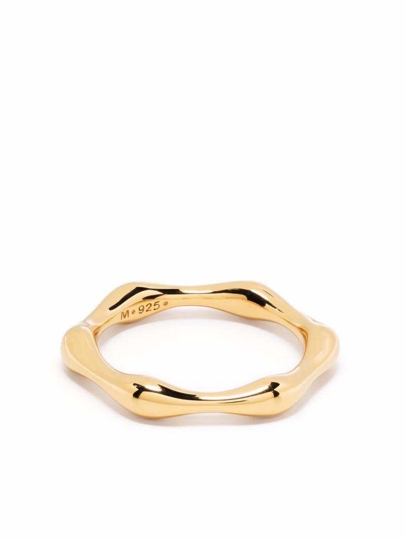 Missoma thin molten ring - Gold von Missoma