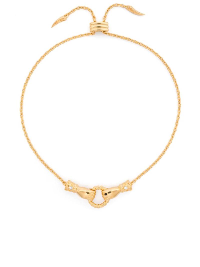 Missoma x Harris Reed In Good Hands bracelet - Gold von Missoma