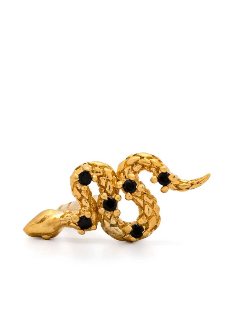 Missoma x Harris Reed Serpent single earring - Gold von Missoma