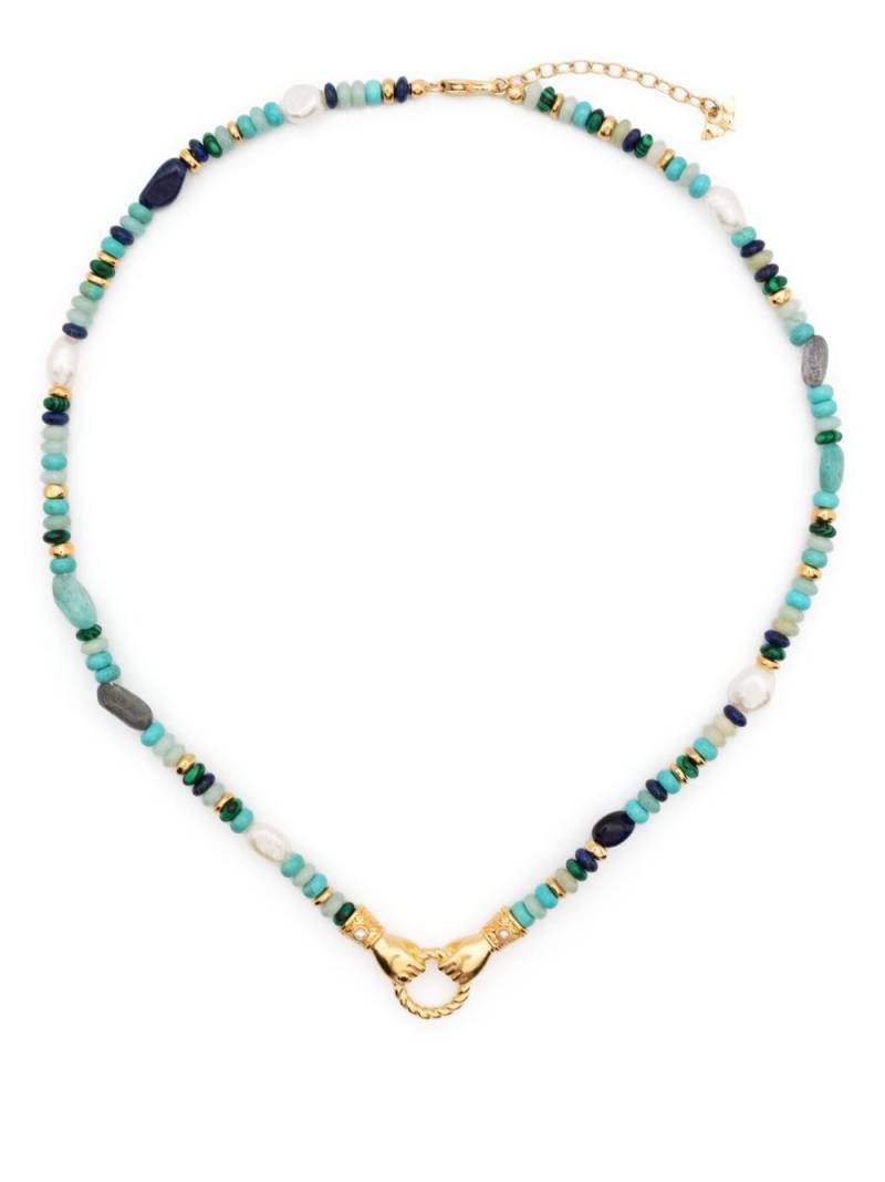 Missoma x Harris Reed beaded necklace - Gold von Missoma