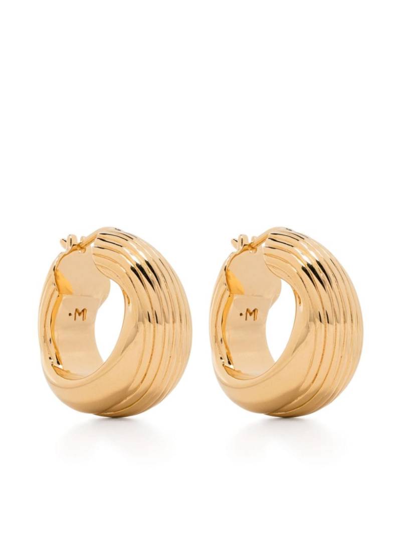 Missoma x Lucy Williams Chunky Entwine hoop earrings - Gold von Missoma