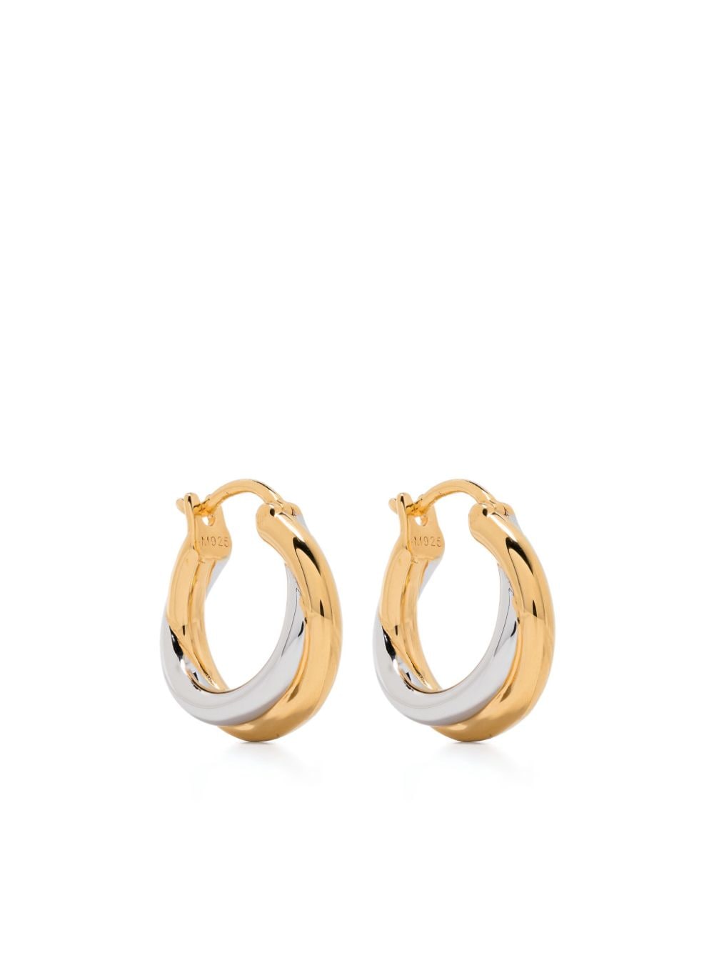 Missoma x Lucy Williams Chunky Entwine hoop earrings - Gold von Missoma