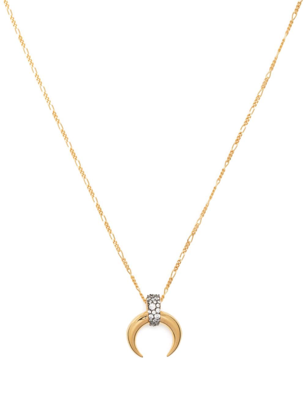 Missoma x Lucy Williams Horn pendant necklace - Gold von Missoma