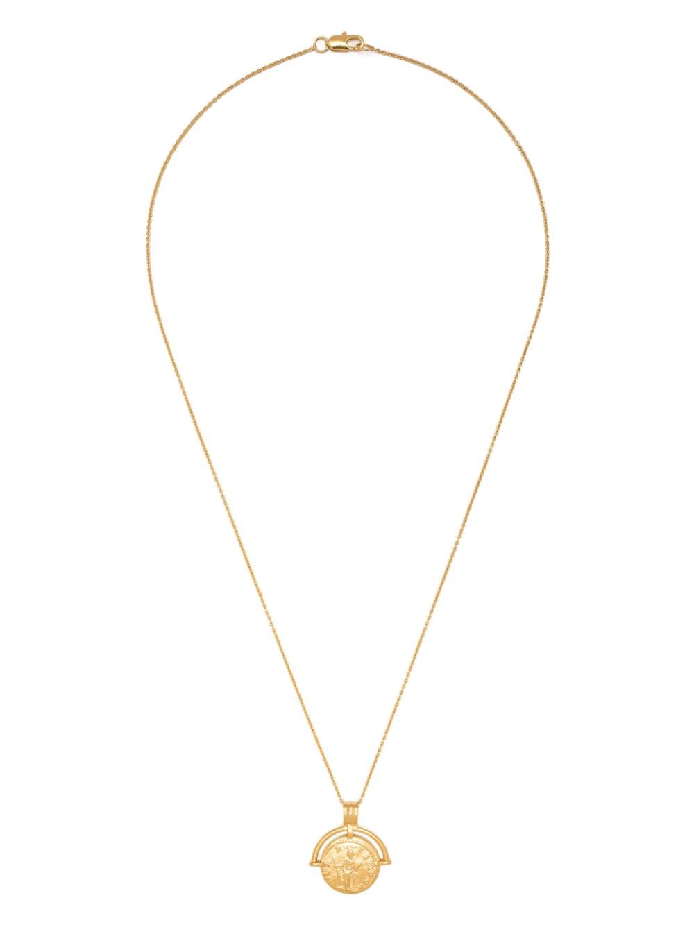 Missoma x Lucy Williams Roman Arc-coin necklace - Gold von Missoma