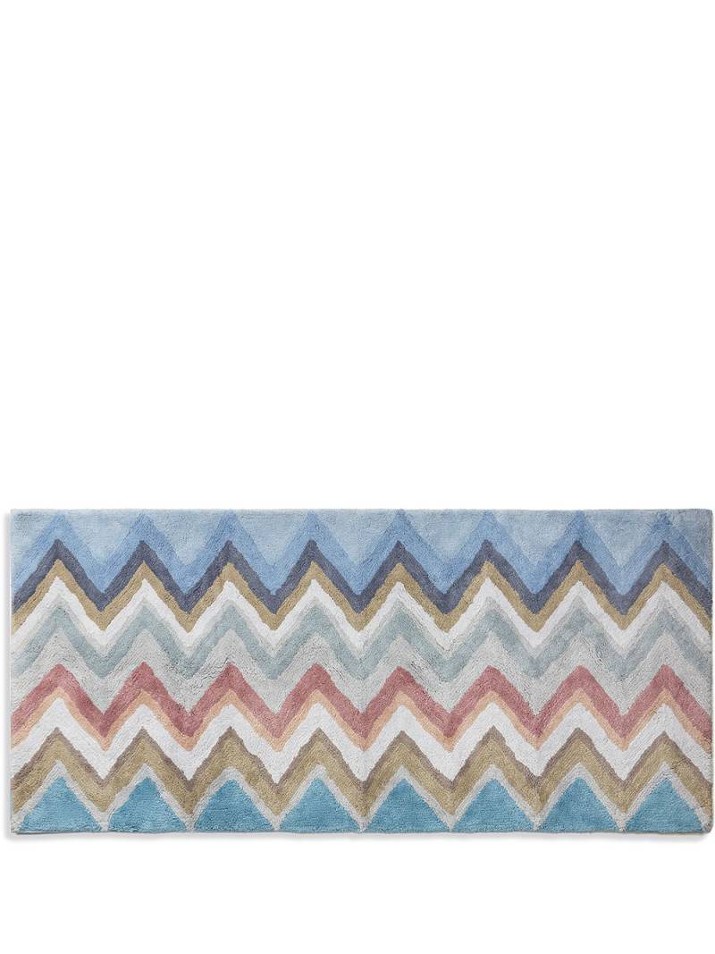 Missoni Home Amone chevron-print bath mat - Orange von Missoni Home