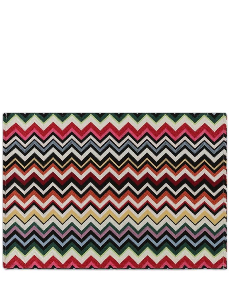 Missoni Home Belfast zig-zag placemat - Multicolour von Missoni Home