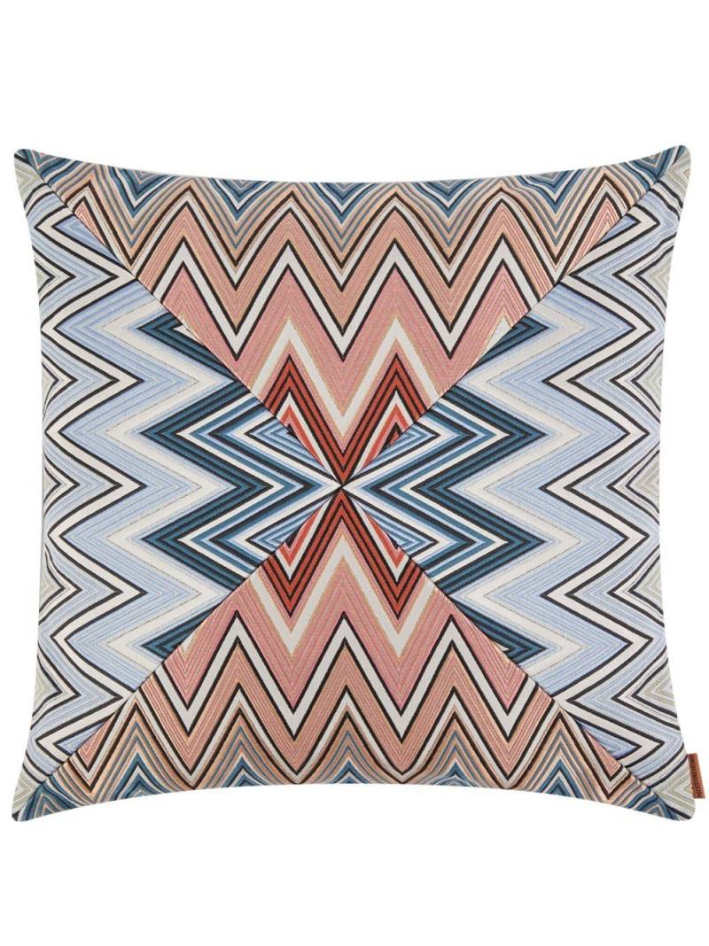 Missoni Home Birmingham zig-zag print cushion - Pink von Missoni Home