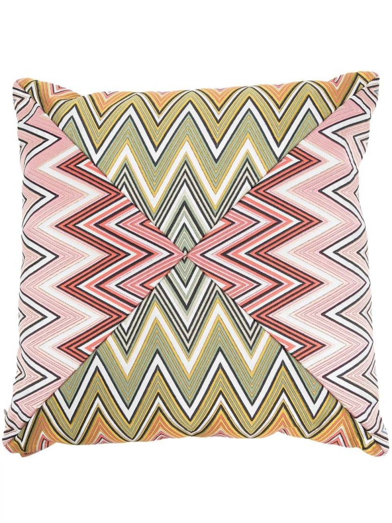 Missoni Home Birmingham zizag cushion - Pink von Missoni Home