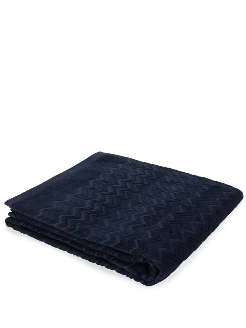 Missoni Home Chalk bath towel - Blue von Missoni Home