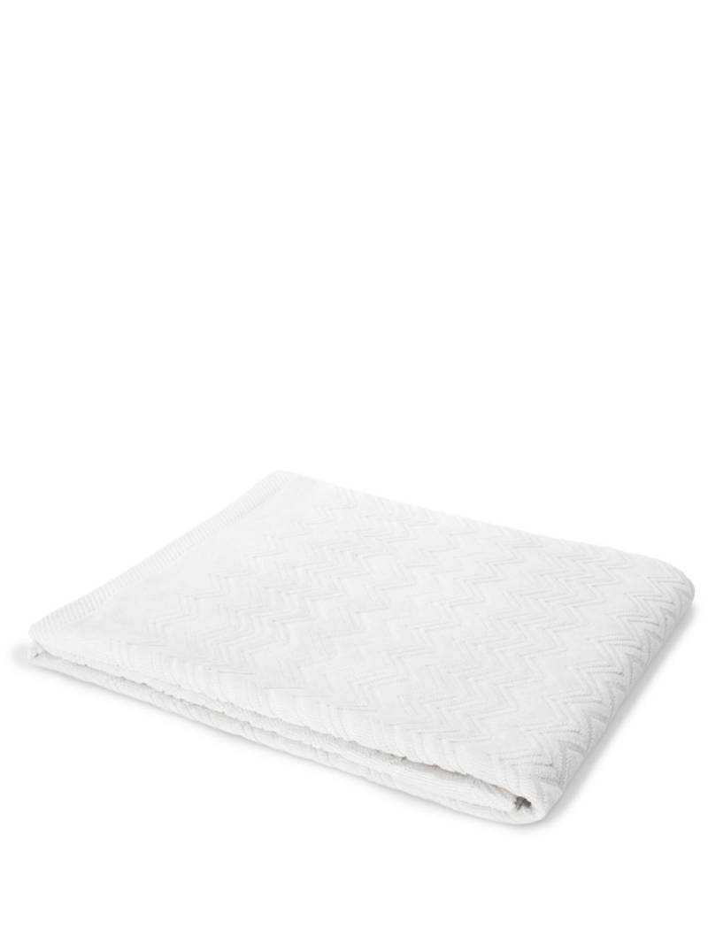 Missoni Home Chalk bath towel - White von Missoni Home