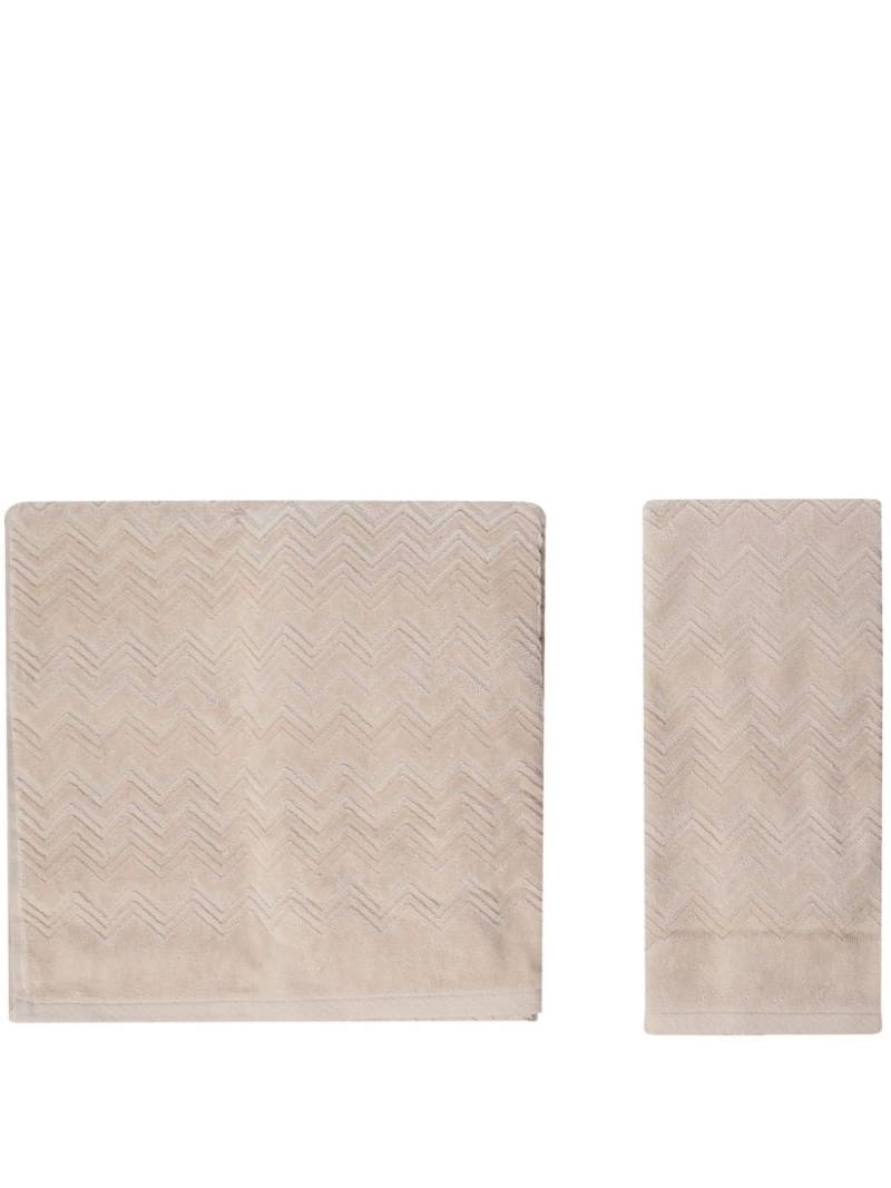 Missoni Home Chalk towels (set of two) - Neutrals von Missoni Home