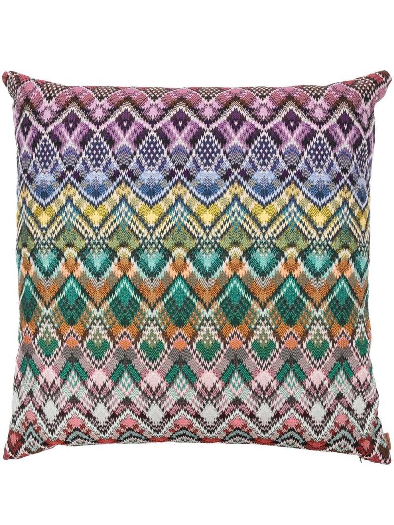 Missoni Home Decorative abstract-pattern cushion - Purple von Missoni Home