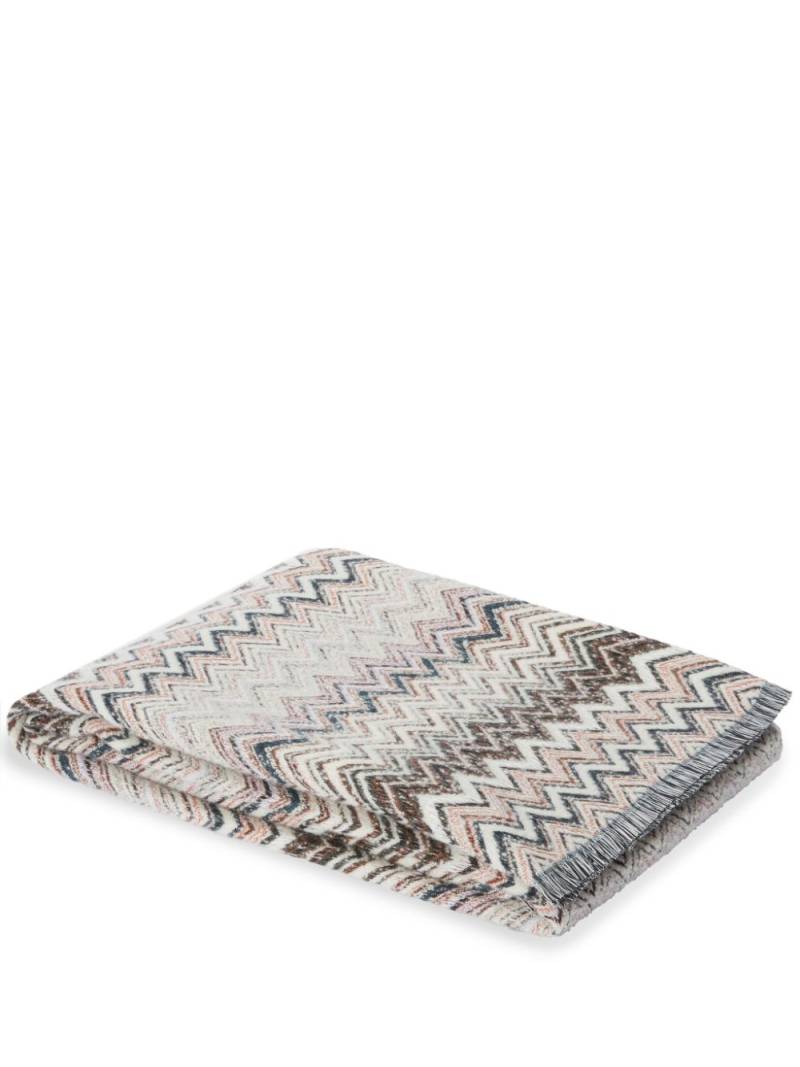 Missoni Home Forest zigzag blanket (130cm x 195cm) - Neutrals von Missoni Home