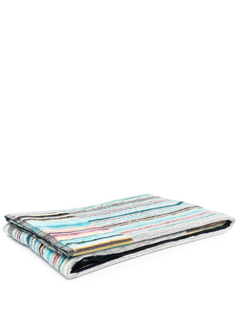 Missoni Home Jazz stripe-pattern towel - Blue von Missoni Home