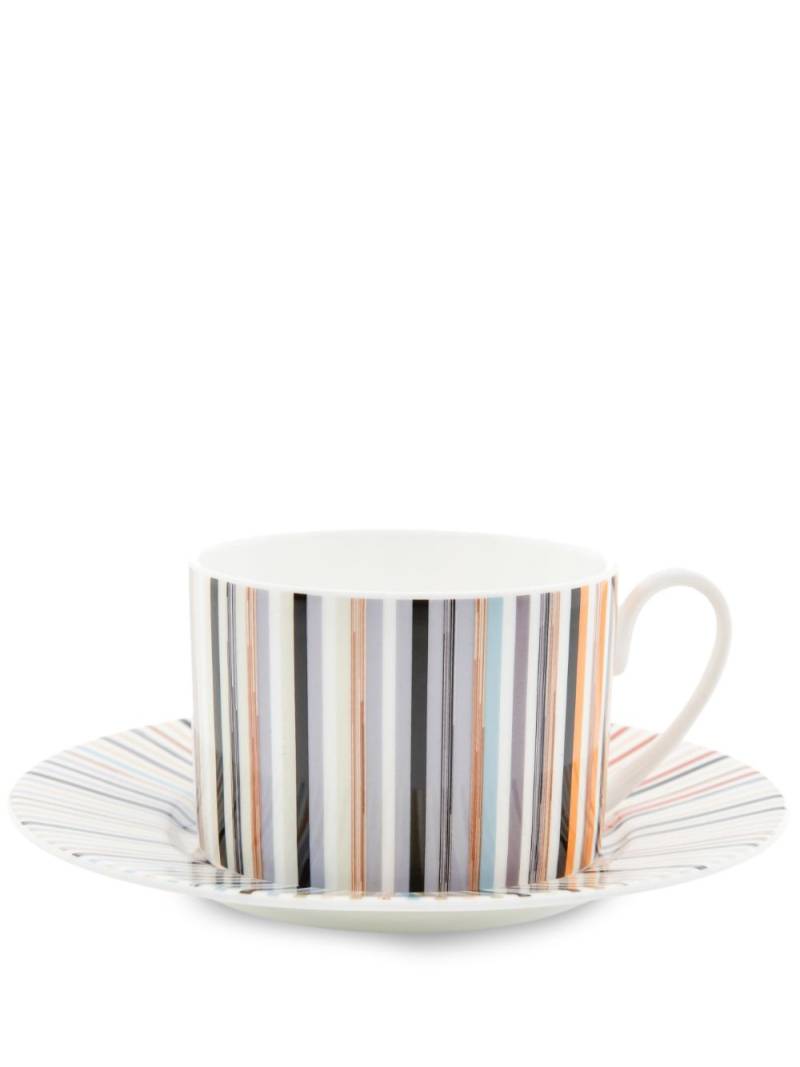 Missoni Home Jenkins tea cup and saucer (set of six) - Yellow von Missoni Home