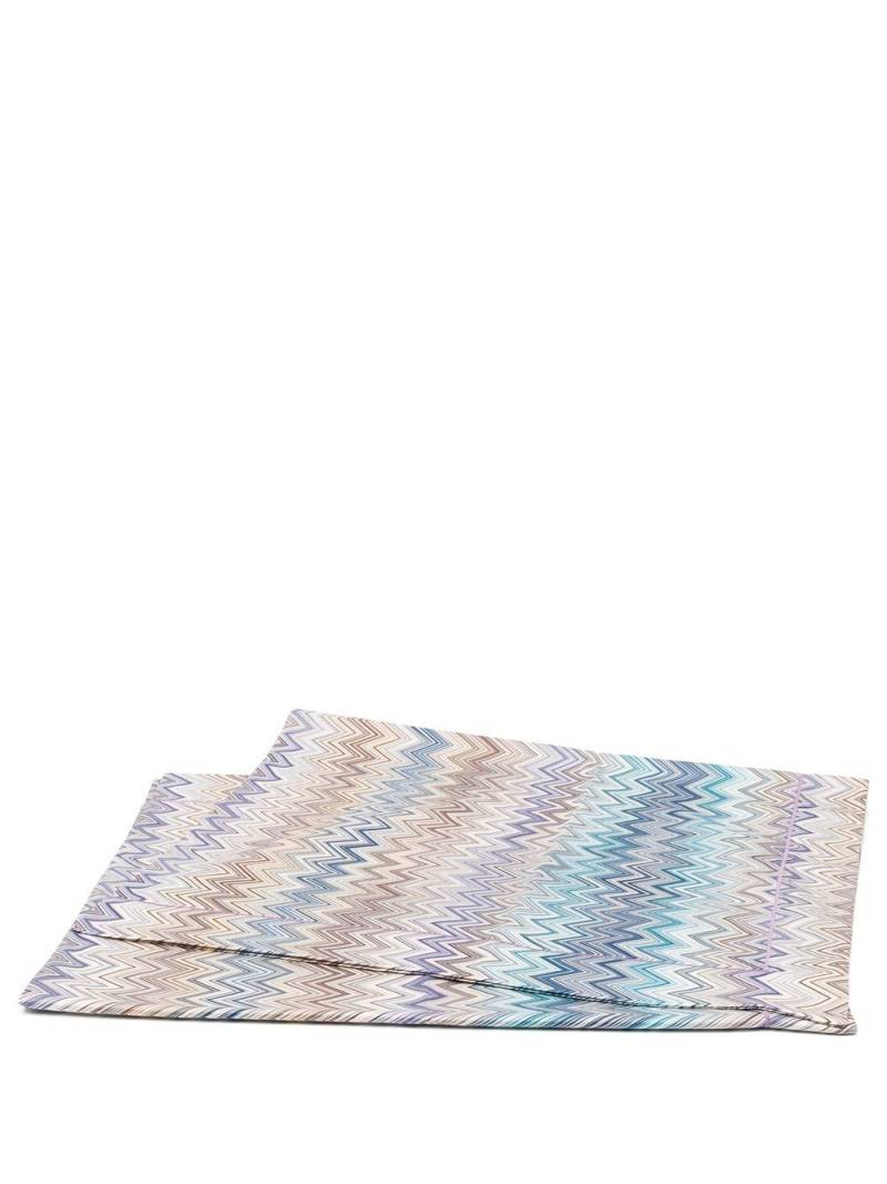 Missoni Home John set-of-two pillowcases - Blue von Missoni Home