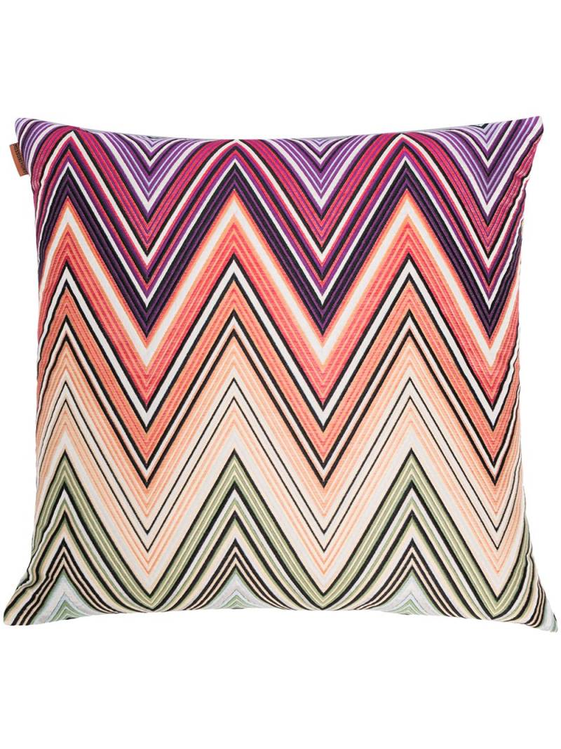 Missoni Home Kew chevron-pattern square cushion 40x40cm - Yellow von Missoni Home