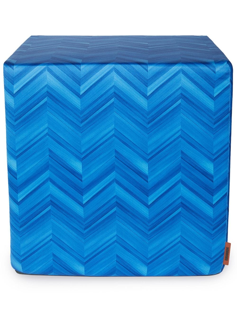 Missoni Home Layers Inlay cubic pouf - Blue von Missoni Home