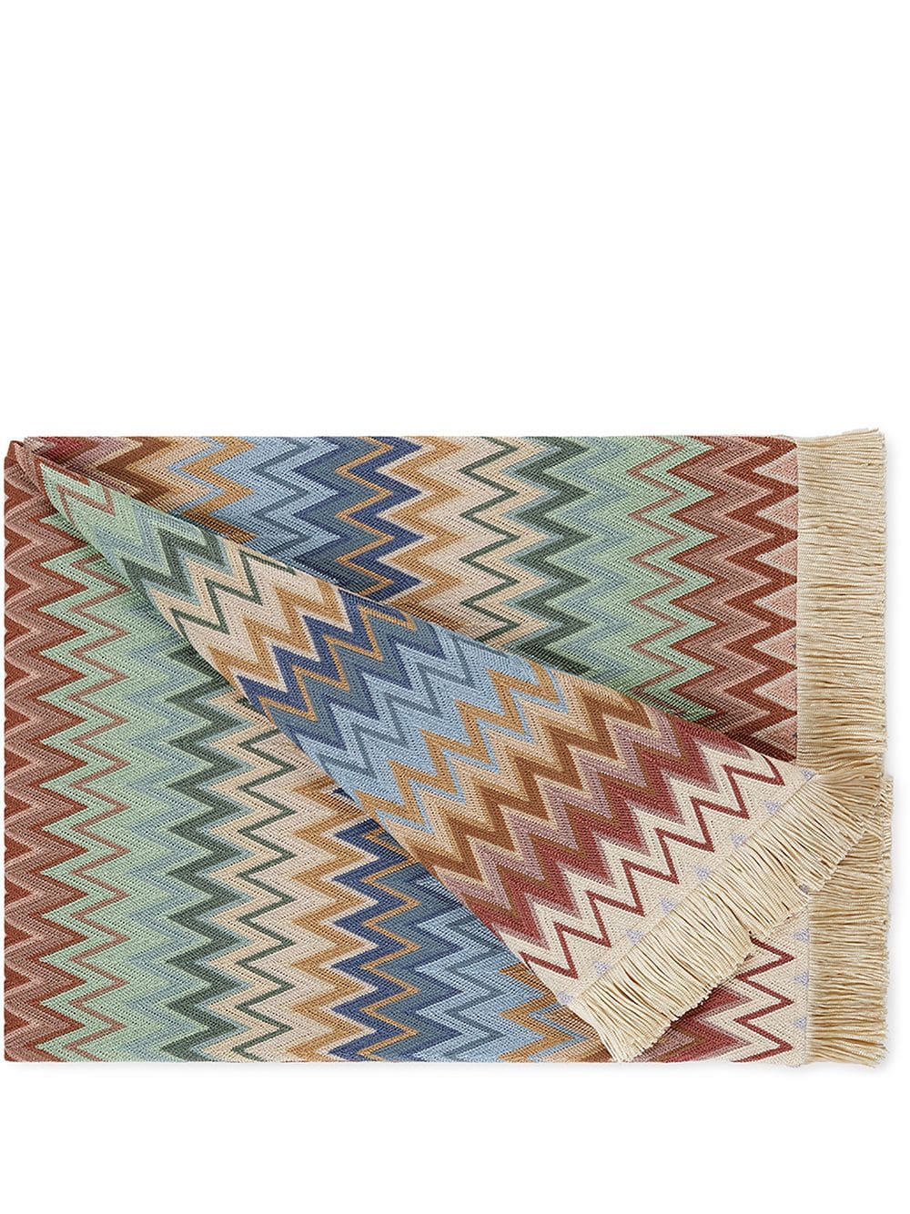 Missoni Home Margot zig-zag throw blanket - Multicolour von Missoni Home