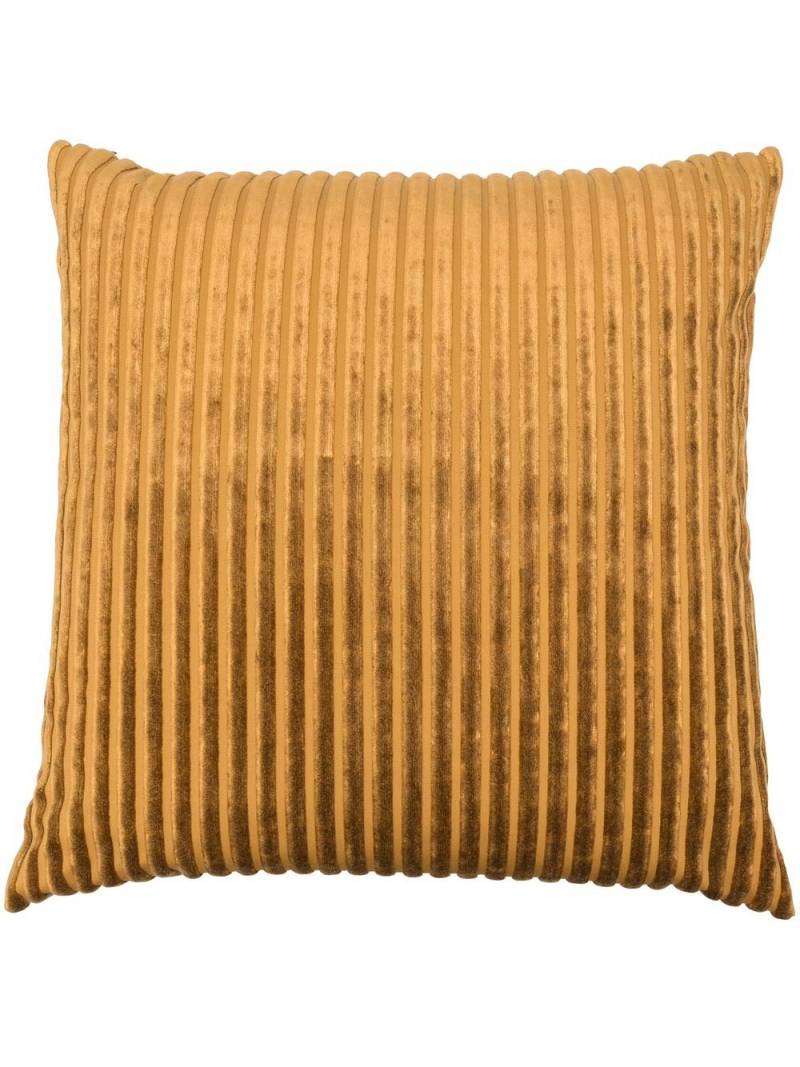 Missoni Home Rabat ribbed velvet cushion - Yellow von Missoni Home