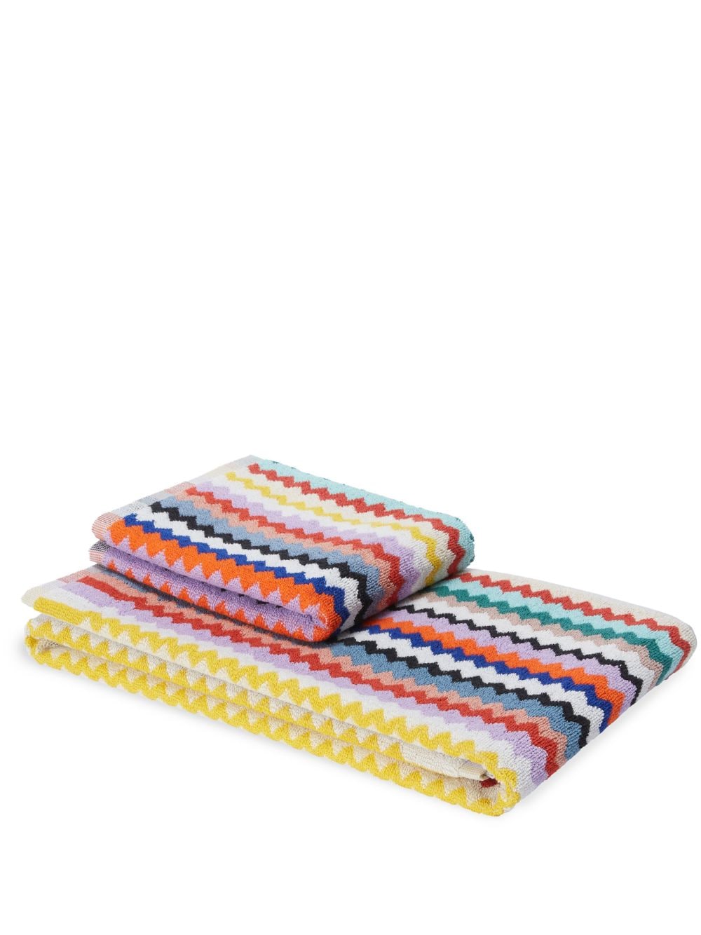 Missoni Home Riverbero towel set (set of two) - Orange von Missoni Home