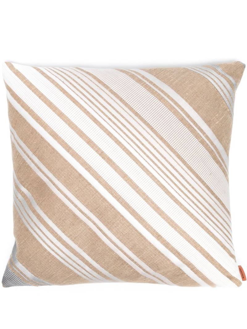 Missoni Home Saint Remy striped cushion 40x40 - Neutrals von Missoni Home