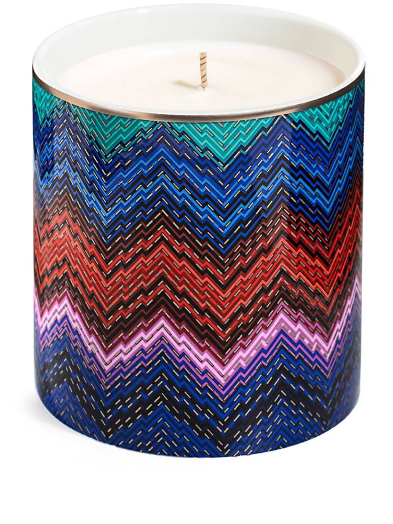 Missoni Home Starlight Zigzag-print candle - Blue von Missoni Home