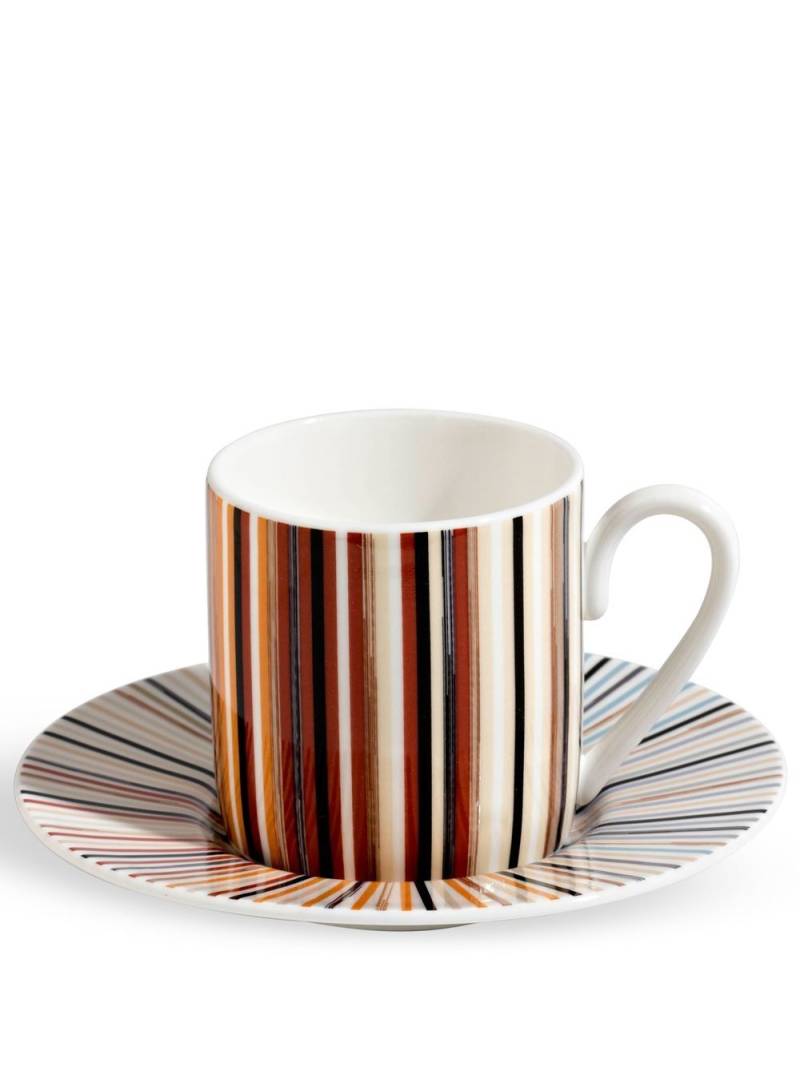 Missoni Home Stripes Jenkins coffee set - Grey von Missoni Home