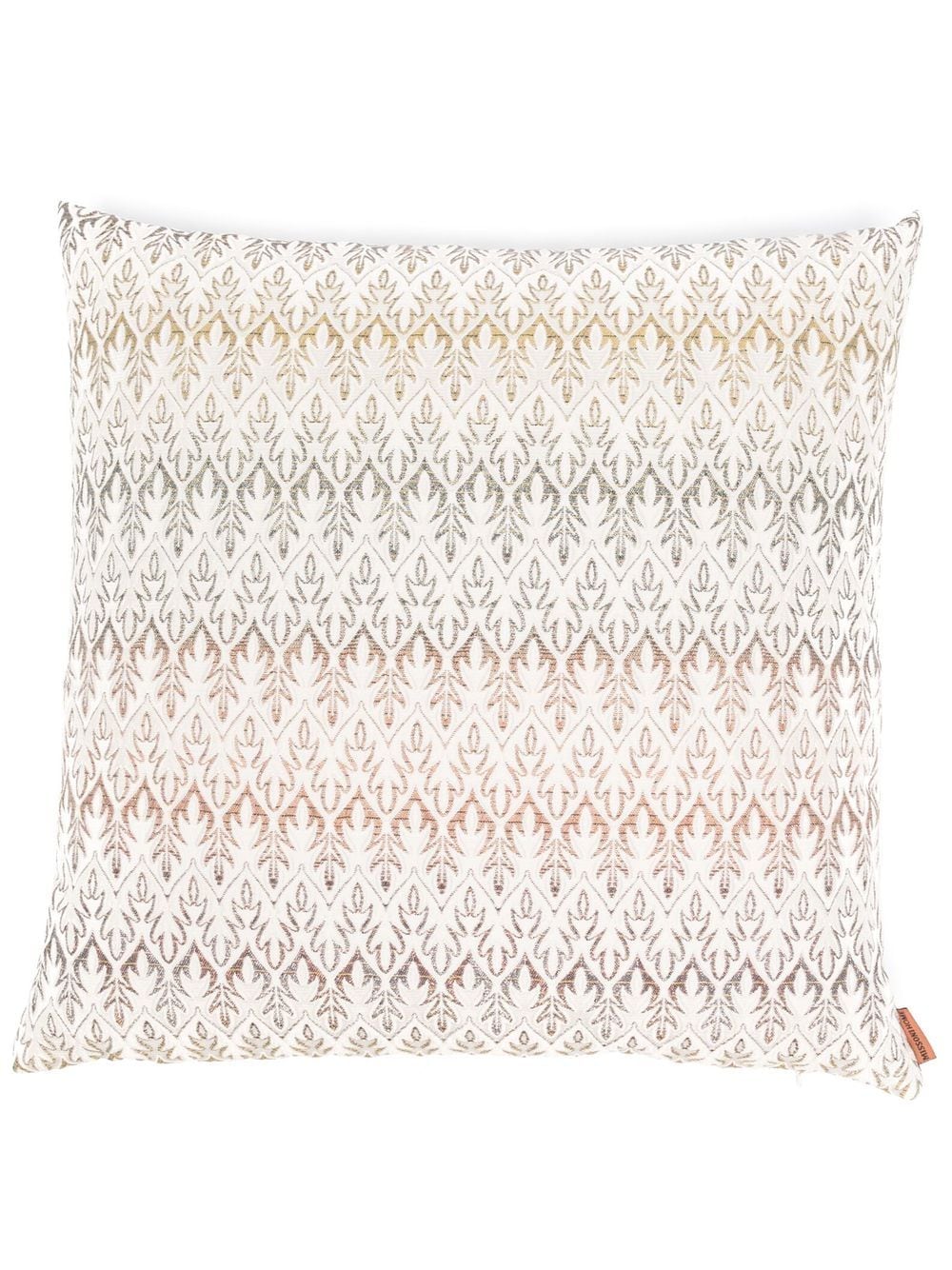 Missoni Home abstract-pattern feather down cushion - Neutrals von Missoni Home