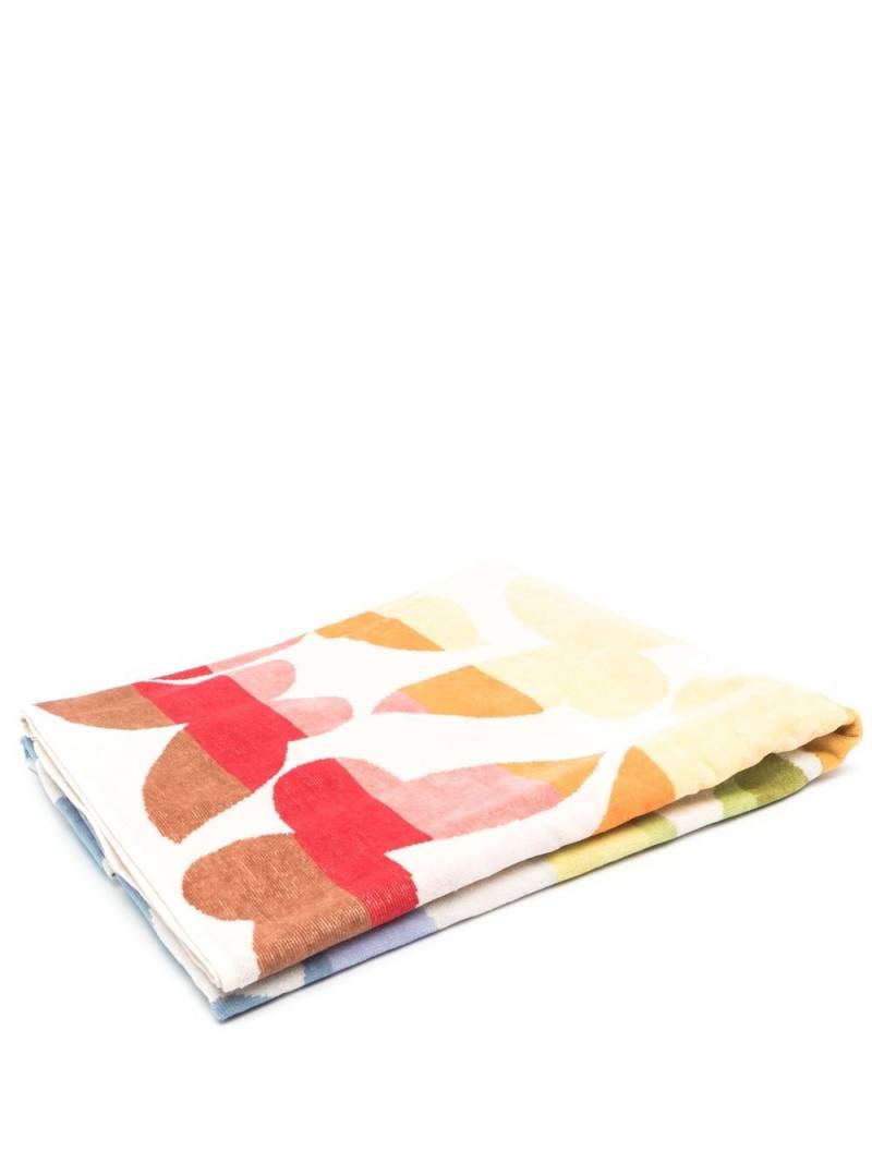 Missoni Home butterfly-print cotton beach towel - Neutrals von Missoni Home