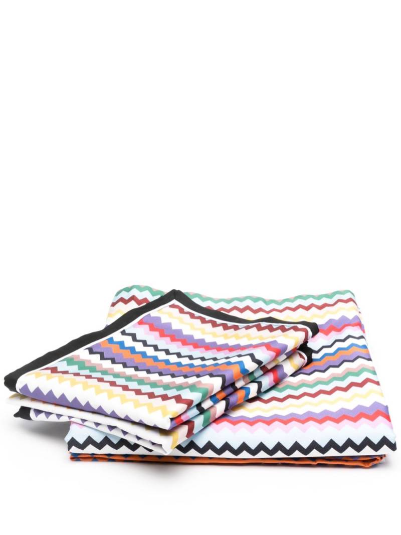 Missoni Home chevron-print bedding set (set of three) - Blue von Missoni Home