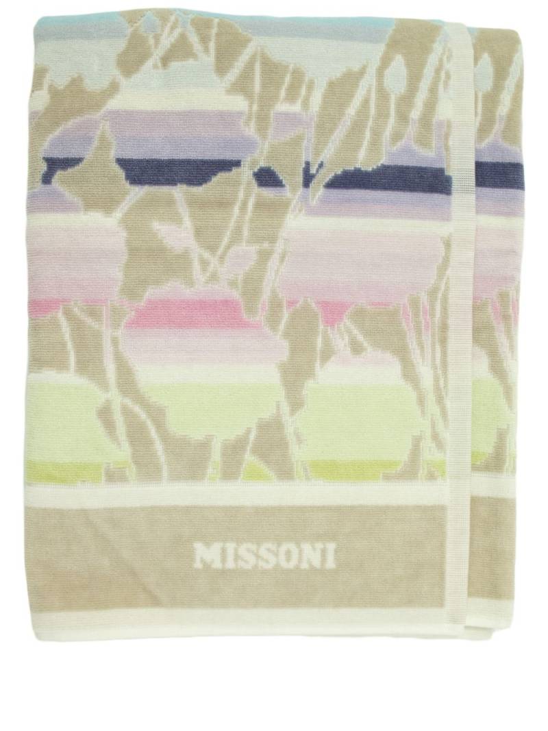 Missoni Home floral-pattern bath towel - Green von Missoni Home