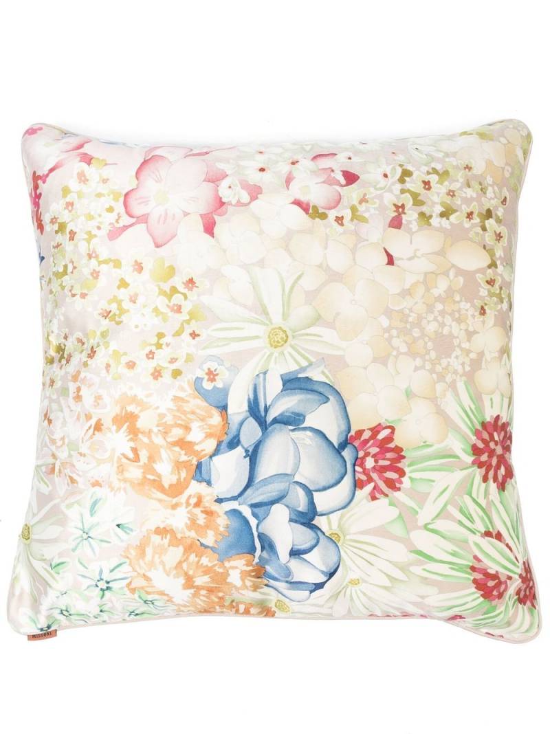 Missoni Home floral-print square cushion - Neutrals von Missoni Home