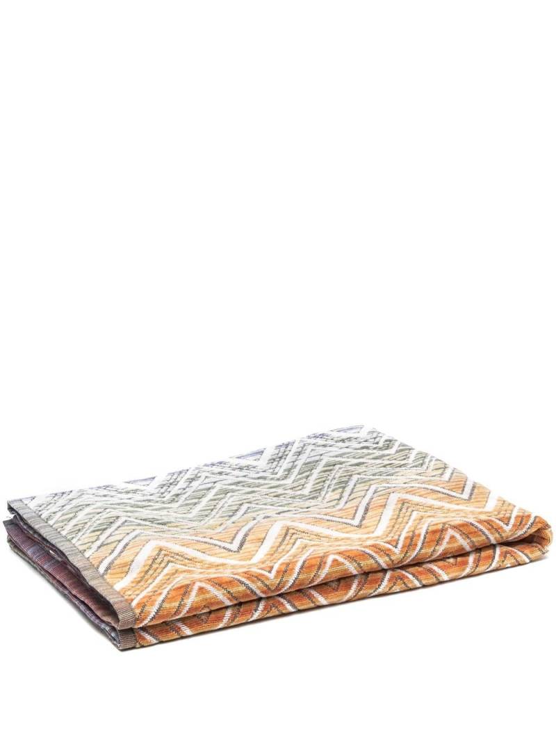 Missoni Home geometric-pattern bath towel - Purple von Missoni Home