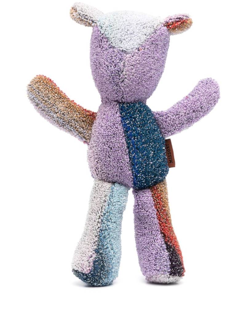 Missoni Home patchwork teddy bear collectible - Purple von Missoni Home