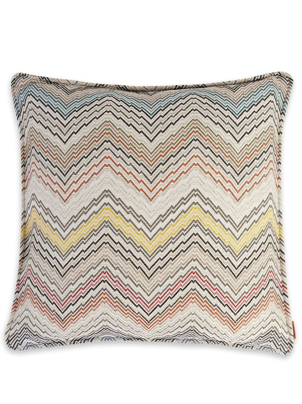 Missoni Home small Milano zigzag-woven cushion - Black von Missoni Home